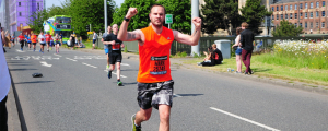 mark running half marathon